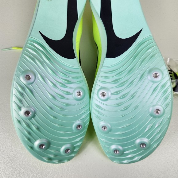 Nike ZoomX Dragonfly Volt Cave Purple Mint Track Spike DR9922 700 Mens Size 11.5 - Picture 9 of 9